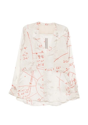 Rick Owens Larry fogpocket shirt - White
