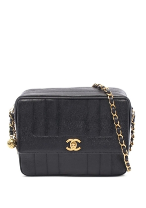 CHANEL Pre-Owned 1994-1996 Mademoiselle Caviar crossbody bag - Black