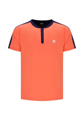 Fila contrast-panel T-shirt - Orange