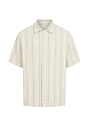 Revolution Now oversized striped shirt - Neutrals