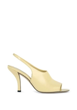 TOTEME Contour slingback mules - Yellow