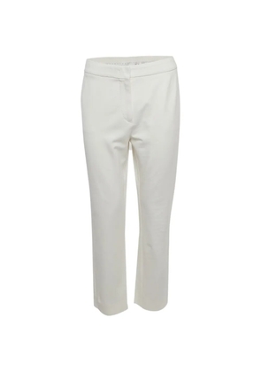Max Mara stretch-knit straight-fit trousers - White