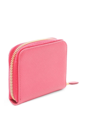 Prada Pre-Owned 2010s round-zipper leather coin purse - Pink