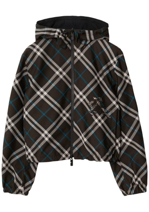 Burberry reversible checked jacket - Black