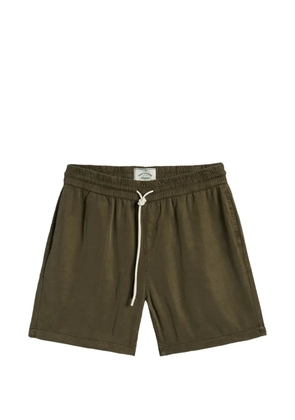 Portuguese Flannel Dogtown drawstring elasticated-waist shorts - Green