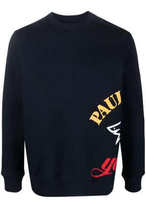 Paul & Shark logo-print long-sleeve sweatshirt - Blue