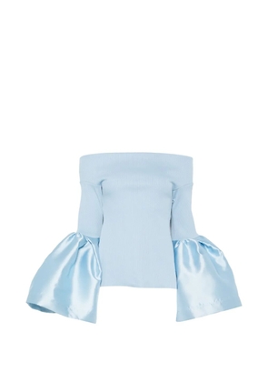 Marques'Almeida off-shoulder blouse - Blue