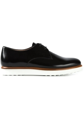 Tod's rubber-sole Derby shoes - Black