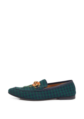 Gucci Pre-Owned Horsebit Flora loafers - Green