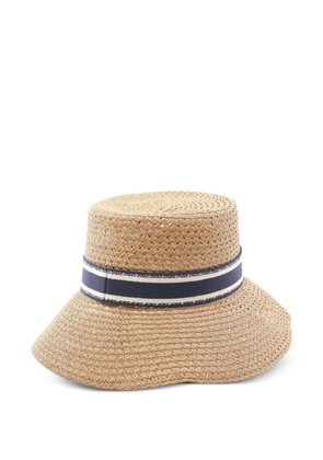 Christian Dior Pre-Owned D-Bobby wide brim hat - Neutrals