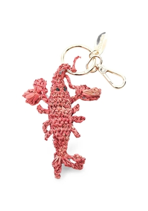 Poolside lobster bag charm - Pink