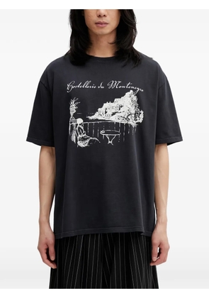 RHUDE graphic-print T-shirt - Black