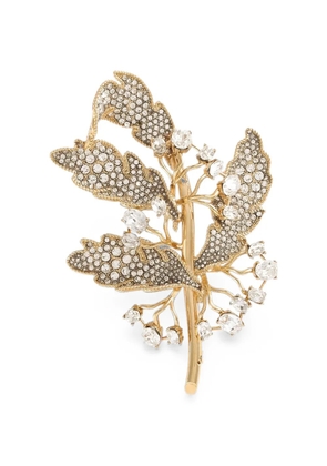 Dolce & Gabbana leaf brooch - Gold