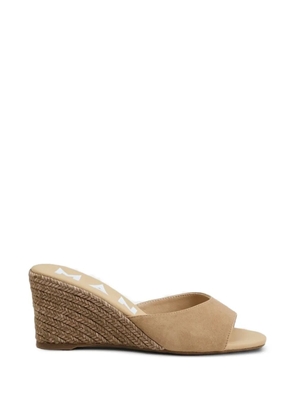 Manebi suede wedge espadrilles - Brown
