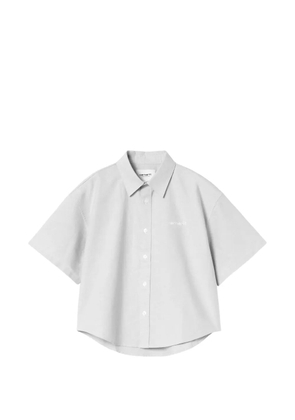 Carhartt WIP Kaia logo-embroidered shirt - White