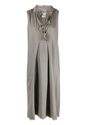 Kristensen Du Nord cotton midi dress - Grey