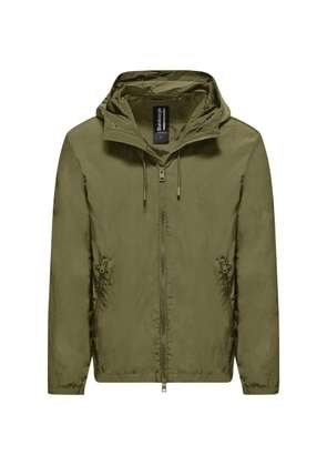bomboogie hooded zip-up jacket - Green