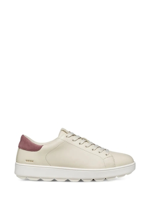 Geox Spherica Ecub-1 leather sneakers - Neutrals