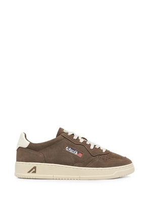 Autry Medalist perforated sneakers - Brown
