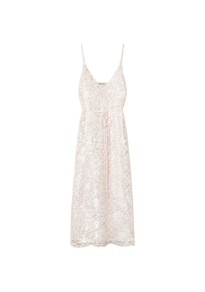 TWINSET sequin-embellished lace dress - Pink