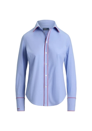 Polo Ralph Lauren contrast-piping stretch shirt - Blue