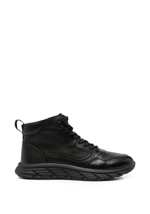 SERGIO MORETTI FIRENZE lace-up leather boots - Black