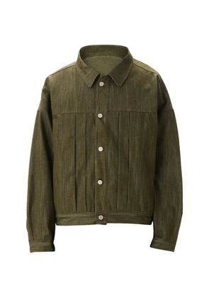 estudio niksen button-front jacket - Green