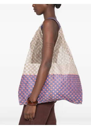 Épice Elziver mesh tote bag - Blue
