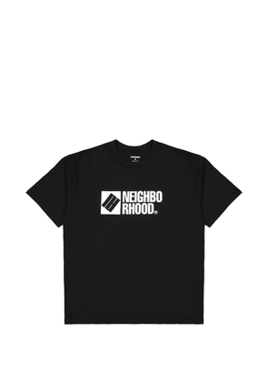Neighborhood logo-print T-shirt - Black