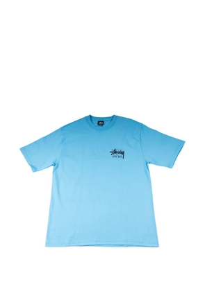 Stüssy New York logo-print T-shirt - Blue