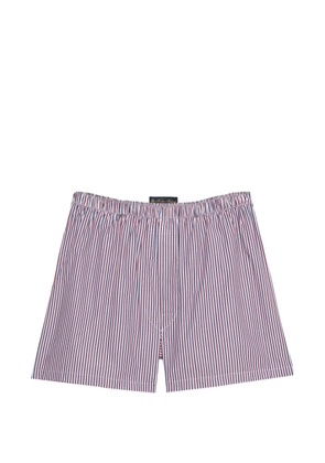 Brooks Brothers striped cotton boxer - Blue