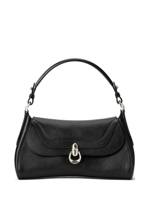Polo Ralph Lauren grained-leather shoulder bag - Black