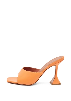 Amina Muaddi Lupita sculptural-heel sandals - Orange