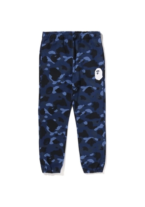 A BATHING APE® camo-print track pants - Blue