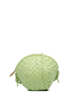 Bottega Veneta Pre-Owned 2012-2024 Mini Lambskin Intrecciato Mava crossbody bag - Green