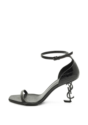Saint Laurent Pre-Owned Opyum leather sandals - Black