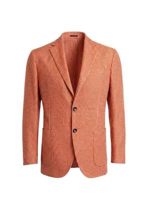 SARTORIO NAPOLI nailhead blazer - Orange