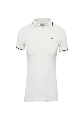 Christian Dior Pre-Owned Bee-embroidered polo shirt - White
