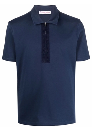 Orlebar Brown Raymond crochet polo shirt - Blue