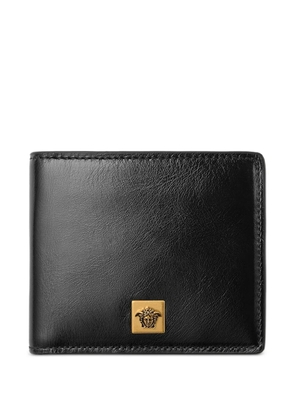 Versace Medusa plaque bifold wallet - Black