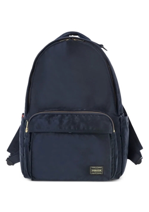 Porter-Yoshida & Co. logo-patch backpack - Blue