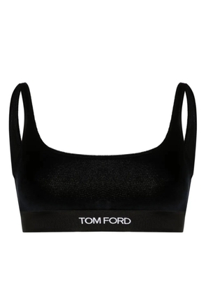 TOM FORD logo-detail top - Black