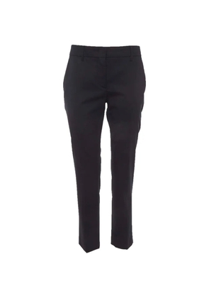 Prada Pre-Owned straight-leg cropped trousers - Black