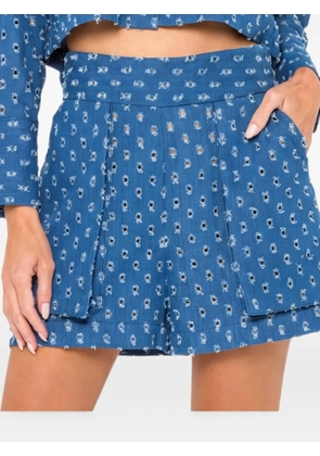 JBQ Sonnet distressed shorts - Blue