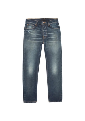 Nudie Jeans Solid Ollie Lost faded denim jeans - Blue