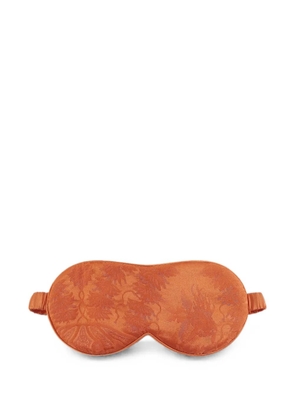 Shanghai Tang Watersky jacquard-silk eye mask - Orange