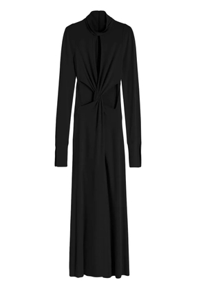 Victoria Beckham twist-front maxi dress - Black