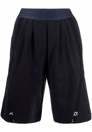 Alberta Ferretti cut-out detail shorts - Blue