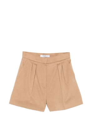 Max Mara Vista high-waisted shorts - Brown