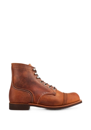 Red Wing Shoes Iron Ranger ankle boots - Brown